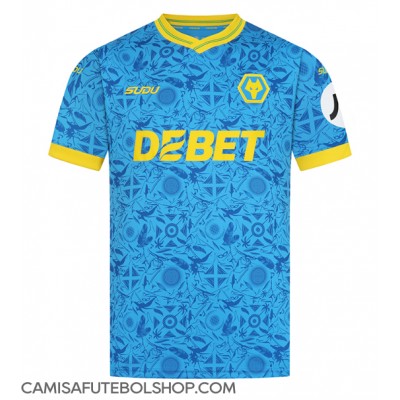 Camisa de time de futebol Wolves Rodrigo Gomes #21 Replicas 3º Equipamento 2025-26 Manga Curta Camisa de time de futebol Wolves Rodrigo Gomes #21 Replicas 3º Equipamento 2025-26 Manga Curta
